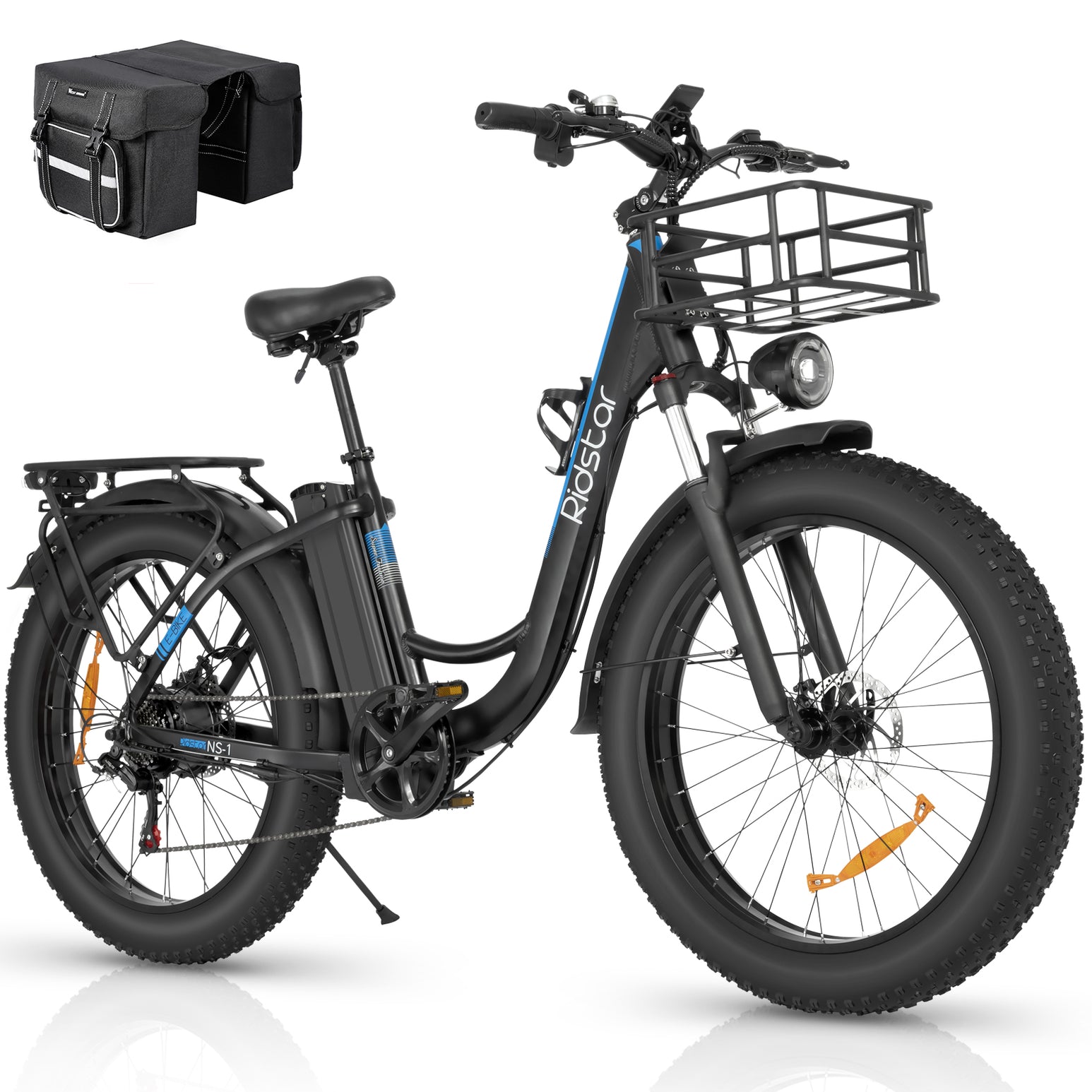 Ridstar MN26 750W Fat Tire Mountain Ebike pieghevole