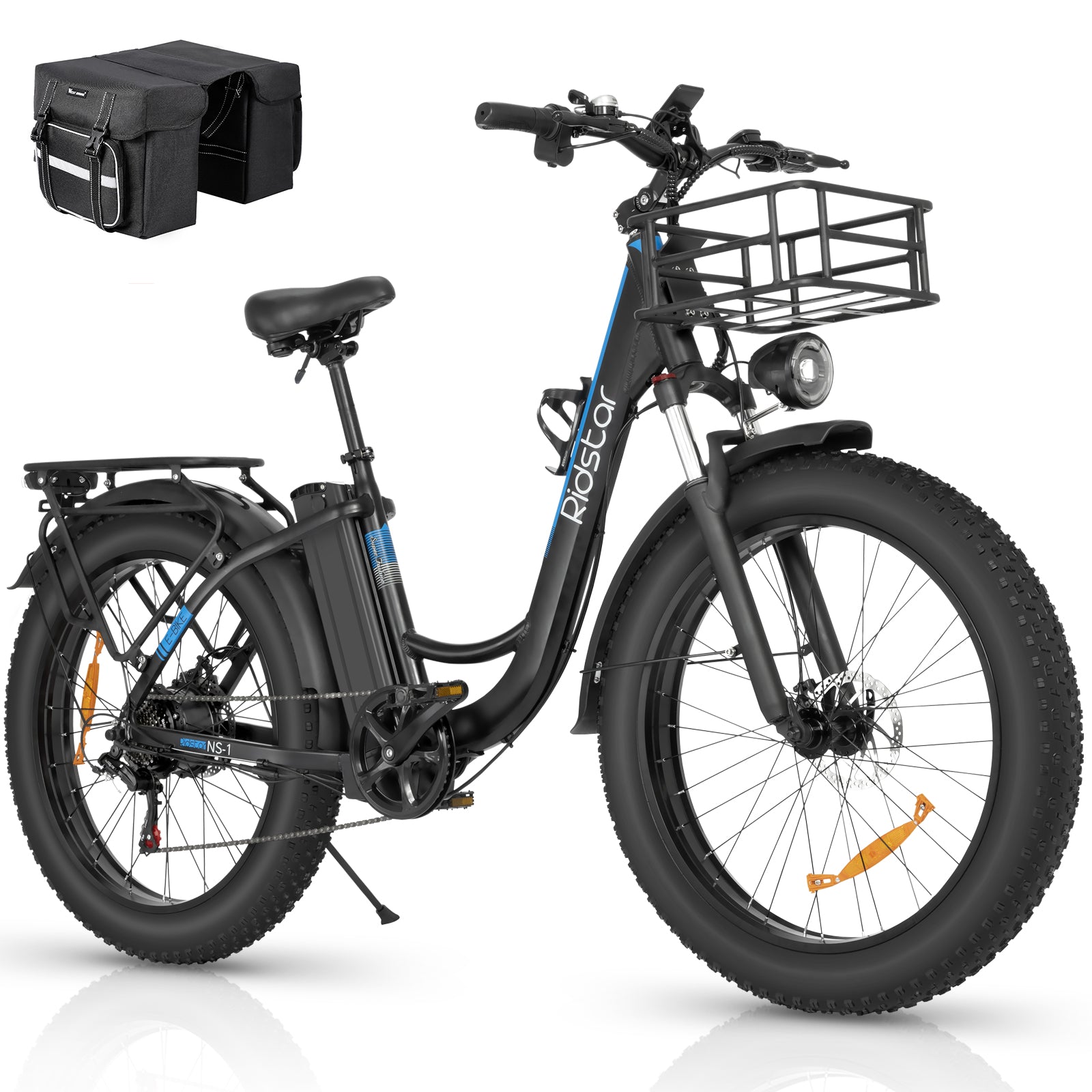 Ridstar MN26 750W Fat Tire Mountain Ebike pieghevole