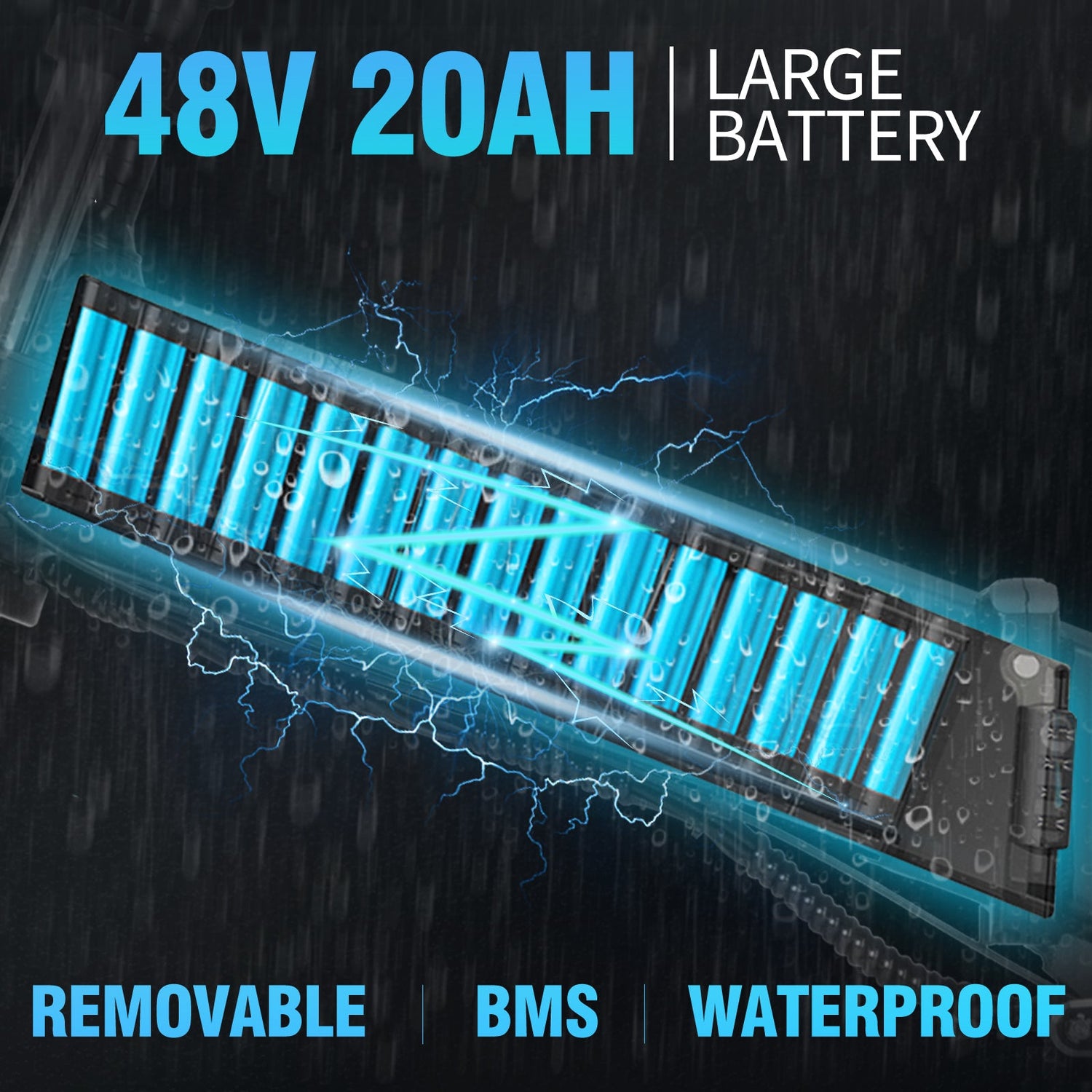 Vélo de montagne électrique pliable à gros pneus Ridstar DC26 750 W