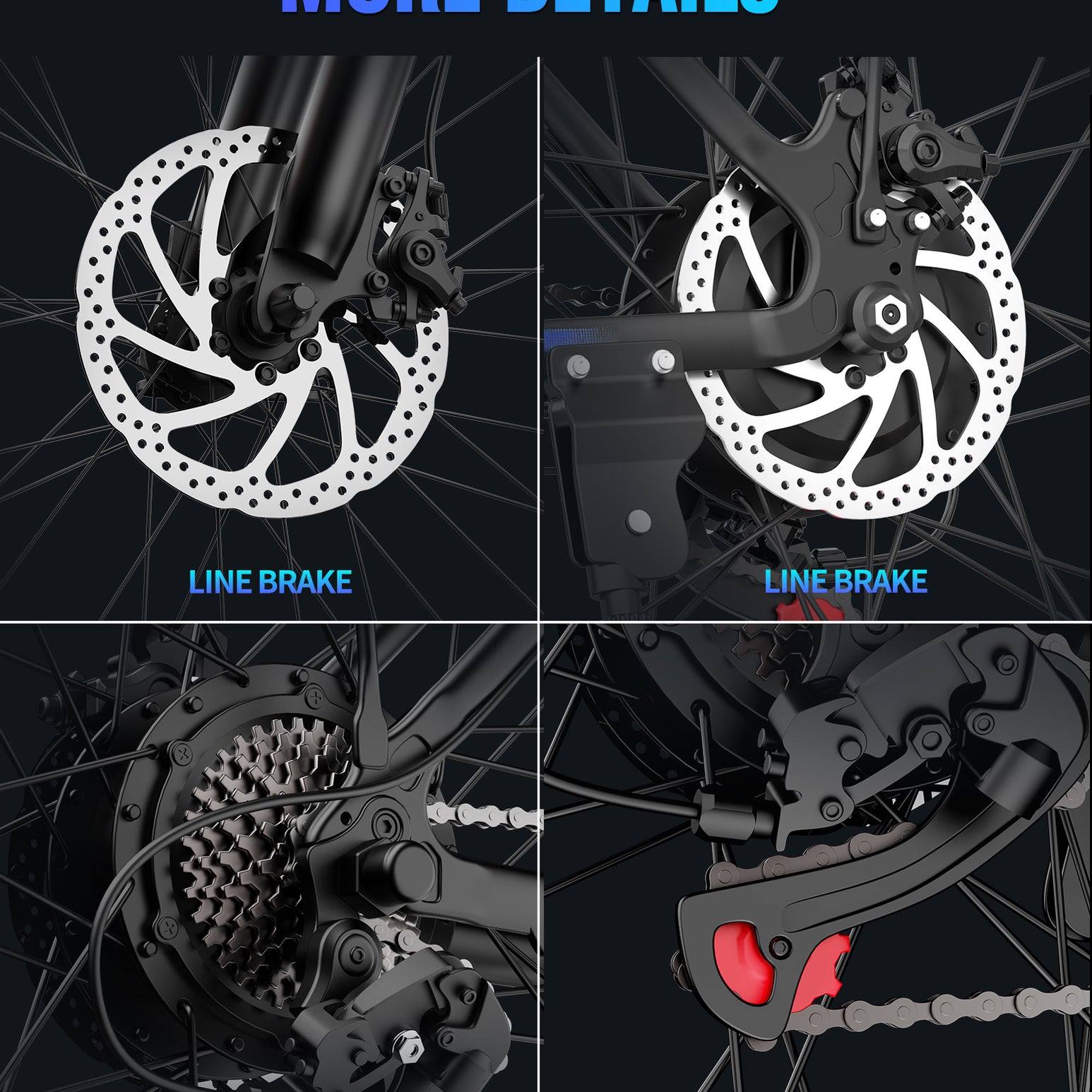 Ridstar S29 Pro 1000W Slimline Electric Bicycle